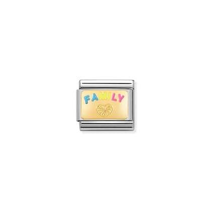 Family - Gold Plate - Nomination Charm