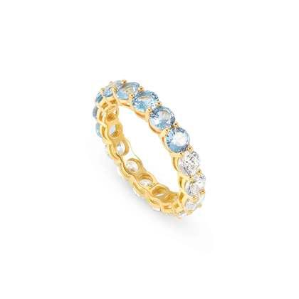 Chic & Charm Ring - Light Blue/Gold - Nomination Italy