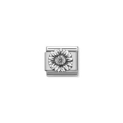 Nomination Charm - Silver - Spring Life Collection - Sunflower
