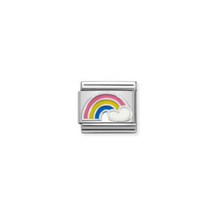 Silver Enamel - Rainbow - Nomination Italy