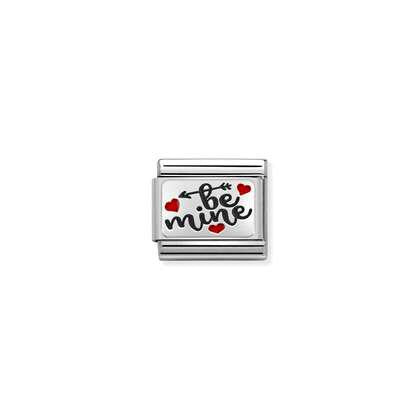 Nomination Charm - Silver - Be Mine