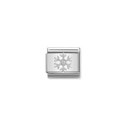 Nomination Charm - Silver Snowflake