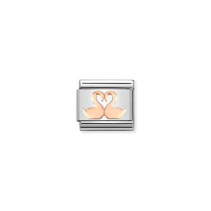 Swans Charm - Rose Gold - Nomination Italy