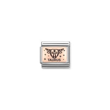 Zodiac Sign - Taurus - Rose Gold By Nomination Italy