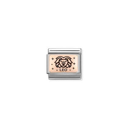Zodiac Sign - Leo - Rose Gold - By Nomination Italy