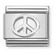 Peace Sign - Silver Charm - Nomination Italy